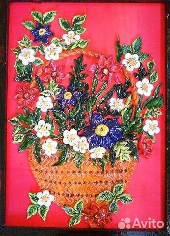 Картина из соленого теста.Ручная работа