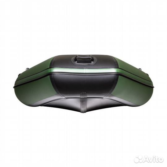 Лодка пвх Аква 2900 Слань-книжка киль зеленый/черн