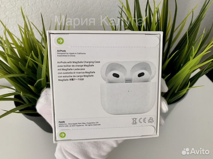 Airpods 3 новые +чехол