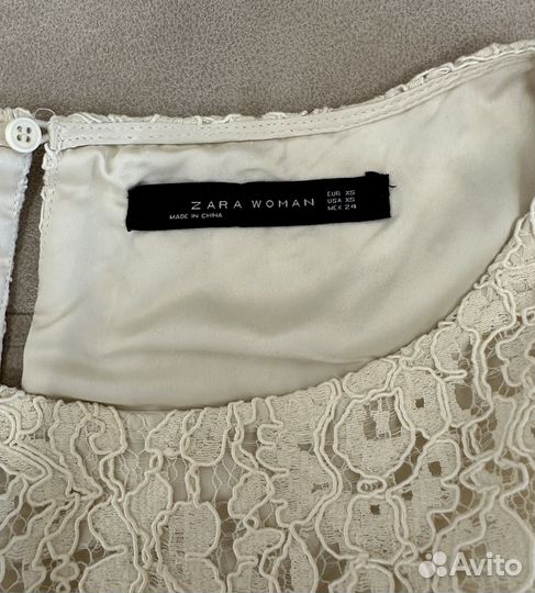Платье из кружева Zara