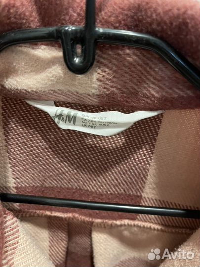 Рубашка теплая hm на девочку 122