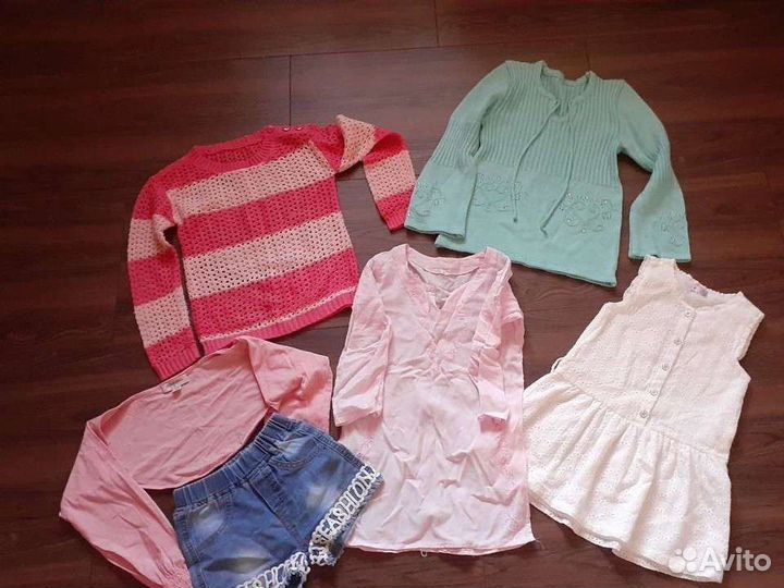 Пакет фирменных вещей для девочки (рост 92-110 см)