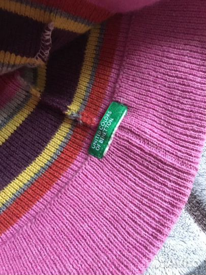 Шапка, шарф и перчатки. Комплект. Benetton