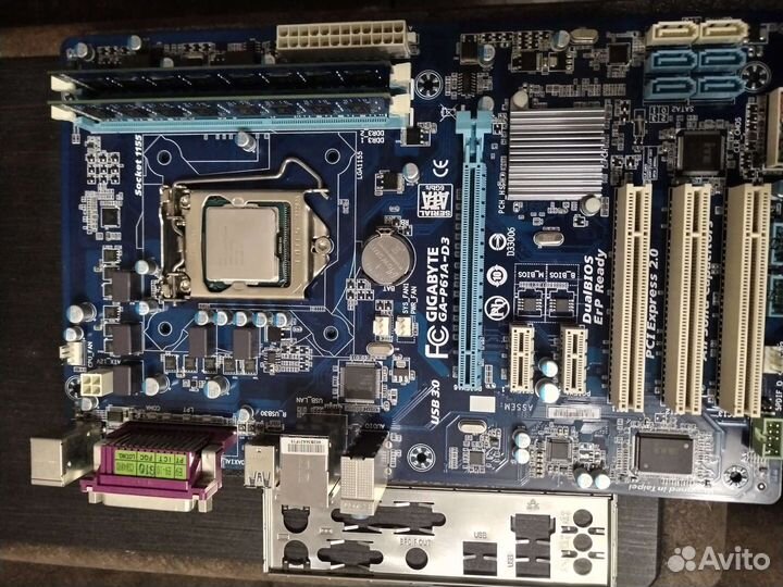 Материнская плата 1155 с процессором i3 3240