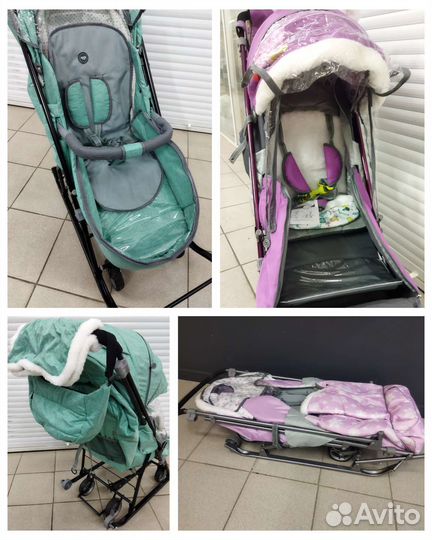 Новые санки-коляска Nika, Наши детки, Умка