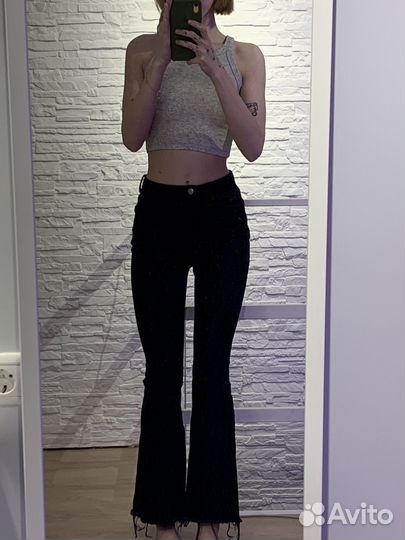 Джинсы клеш