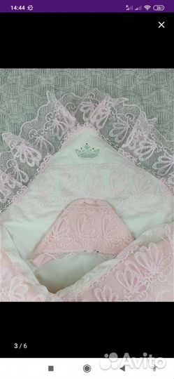 Конверт на выписку для девочки зима