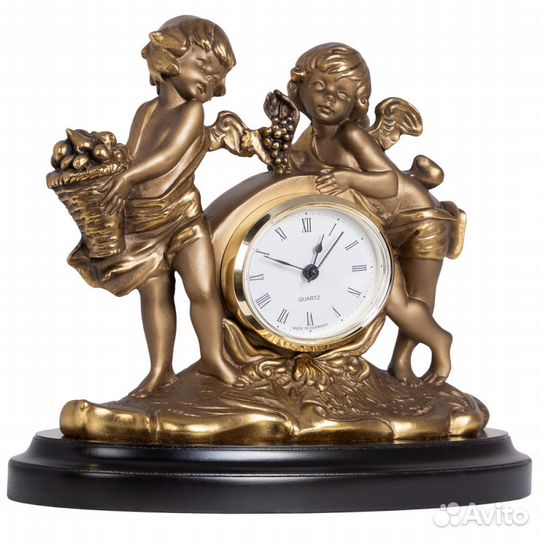 Часы настольные Путти малые Бронза