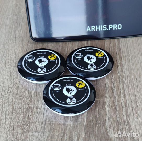 Дистанционная кнопка вызова официанта и табло