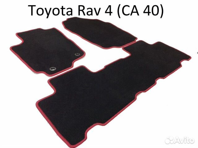 Коврики Toyota Rav 4 CA40 2013-2019 г.в. ворсо�вые