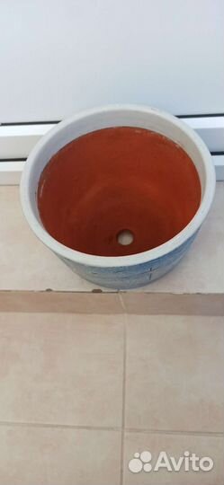 Горшок керамический (глиняный) для растений