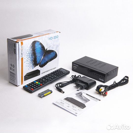 Ресивер эфирный (приставка тв) DVB-T2/C HD HD-350