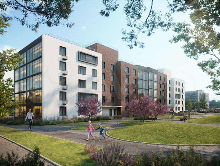 1-к. квартира, 42,8 м², 1/5 эт.