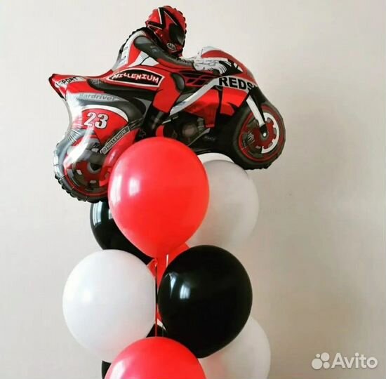 Воздушные шары мотоцикл