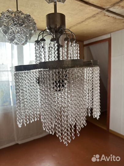 Люстра с подвесками