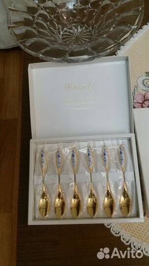 Ложки чайные под позолоту япония