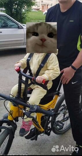 Детское кресло для велосипеда