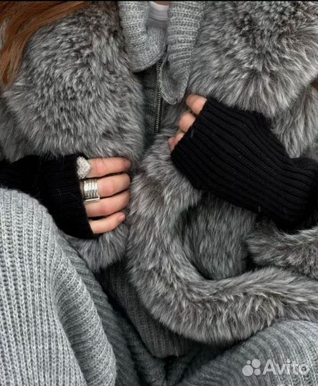 Искусственная шуба под норку