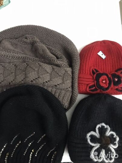 Шапки,шарфы,комплект