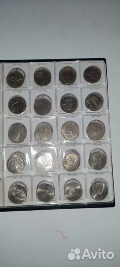 Юбилейные монеты СССР набор 68 штук + Барселона