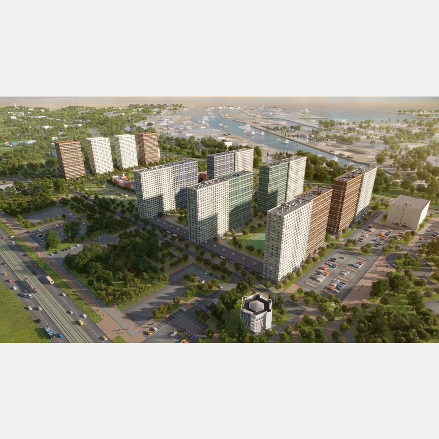 2-к. квартира, 46,6 м², 3/23 эт.