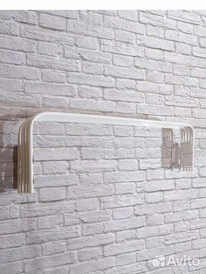 Сушилка для белья настенная раздвижная 80х4,5см 4м