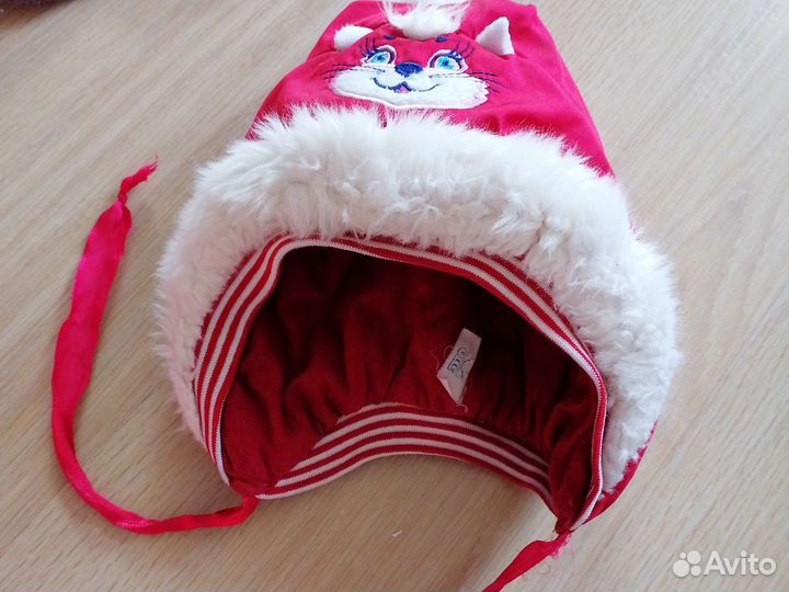 Комплект шапка и шарф для девочки