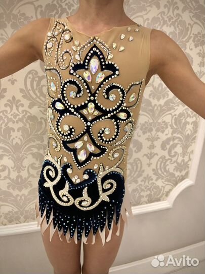 Купальник по художественной гимнастике 128