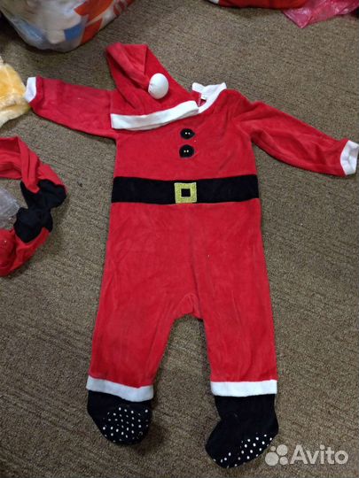 Новогодний Костюм Санта Клаус для малыша