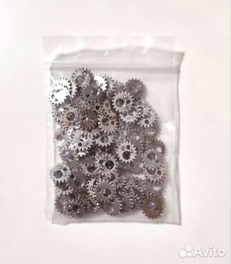 Декоративные шестеренки, скрапбукинг, 75 шт