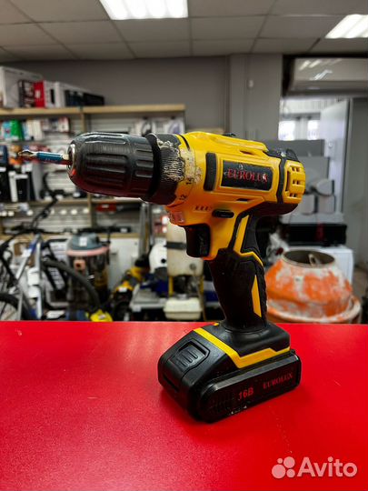 Аккумуляторная дрель шуруповерт Eurolux да-16/2Li