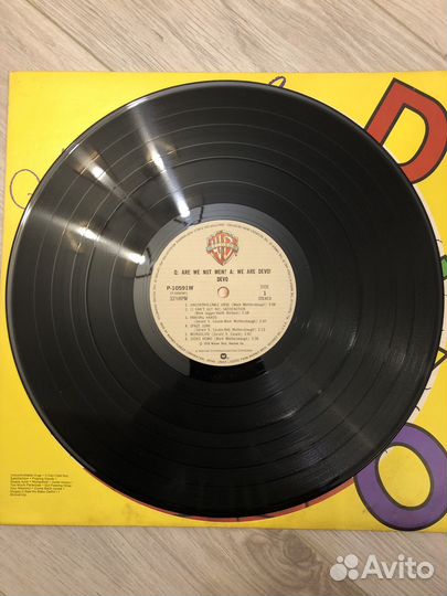 Lp Devo - Q: are we not men A: we are Devo