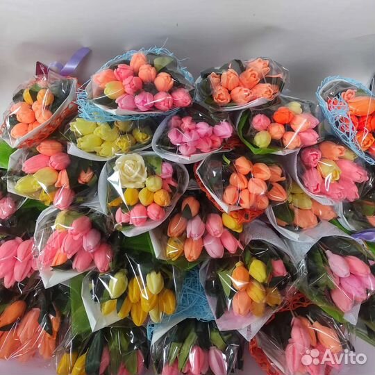 Букеты из мыла ручной работы