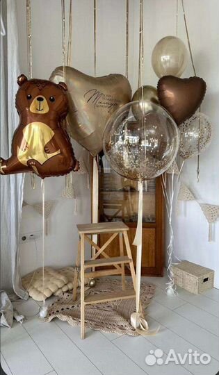 Гелиевые воздушные шары на выписку из роддома