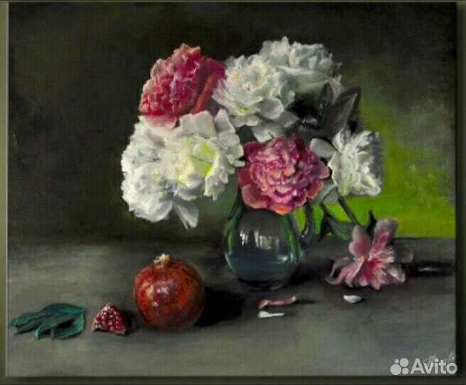 Картина маслом. Масляная живопись. Натюрморт