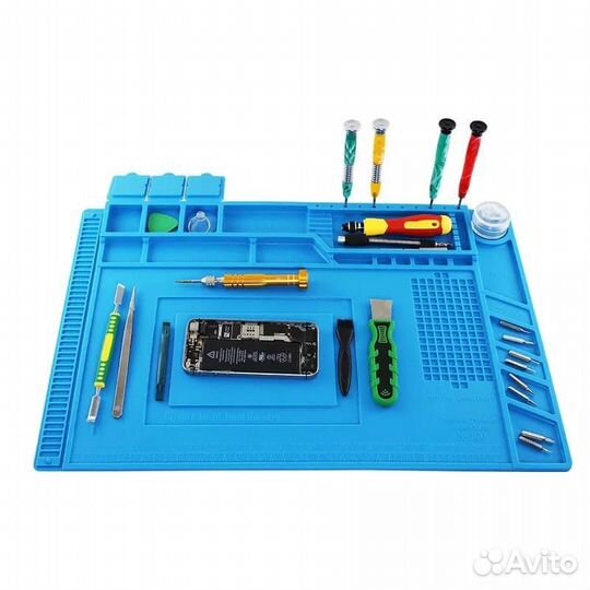Коврик для пайки 45x30см, силиконовый, термостойки