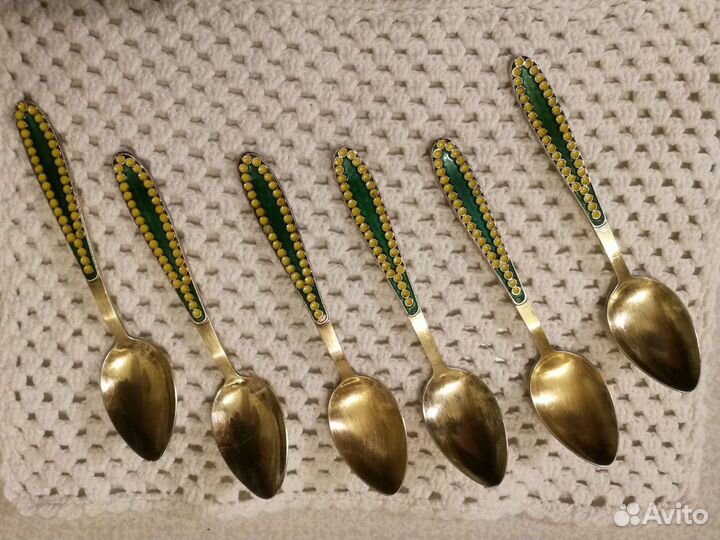 Винтажные ложки,серебро 916 пробы
