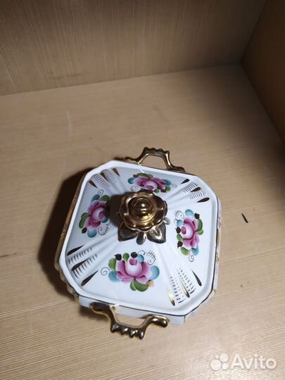 Сахарница Гжель