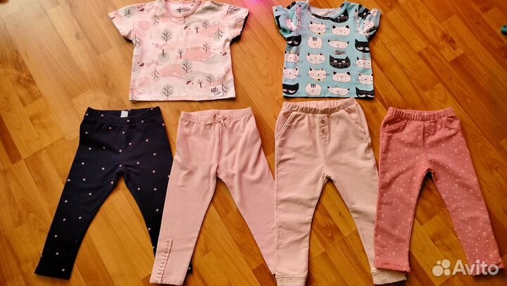Детские вещи на девочку пакетом 86 92