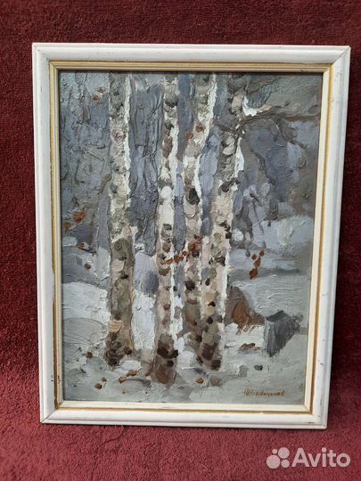 Картина. Березки. Худ. Новиньков