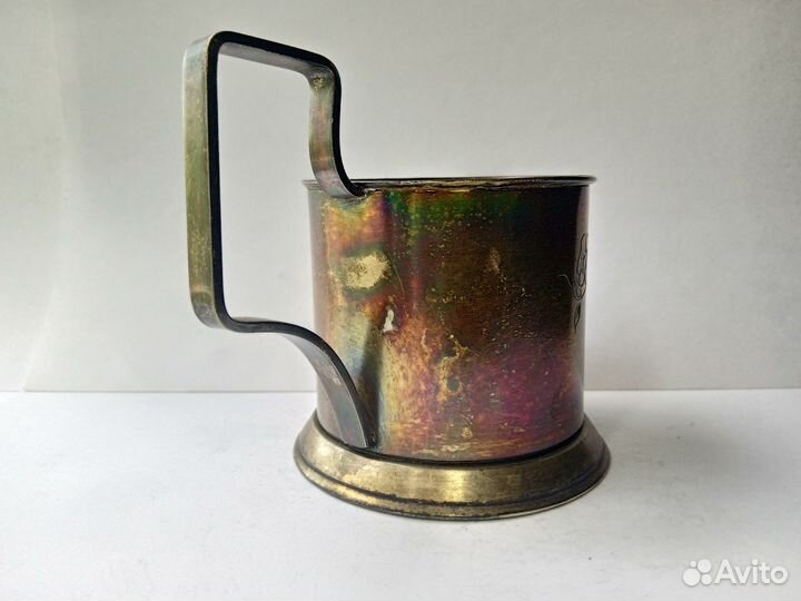 Подстаканник Цветок штихельный рисунок Мстера