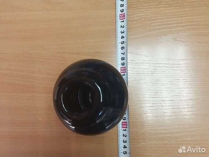 Ваза стекло темное