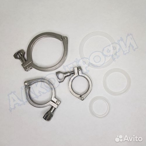 Хомут и прокладка кламп соединения для аппарата