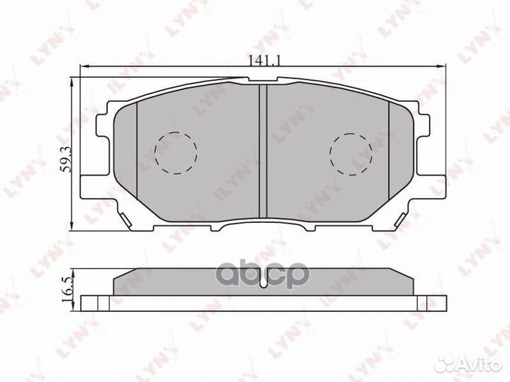 Колодки тормозные передние подходит для lexus R