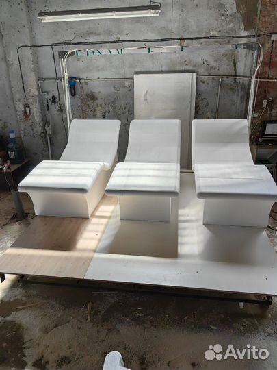 Сиденья, купола, лежаки для хамама. Мебель в хамам