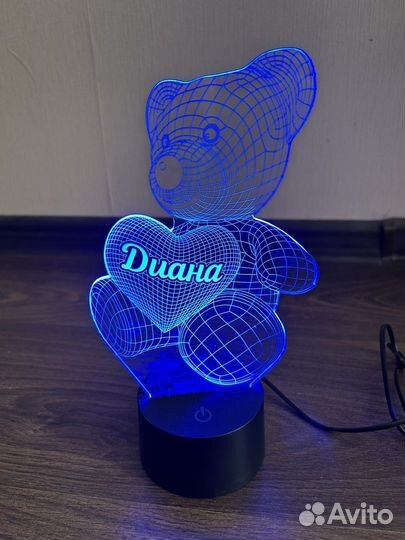 Ночник с именем
