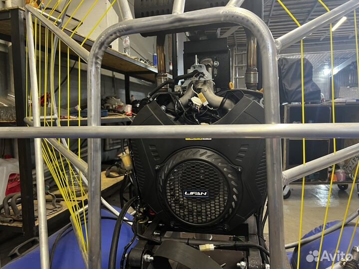 Аэролодка на 2 человека с двигателем Lifan 37 л.с