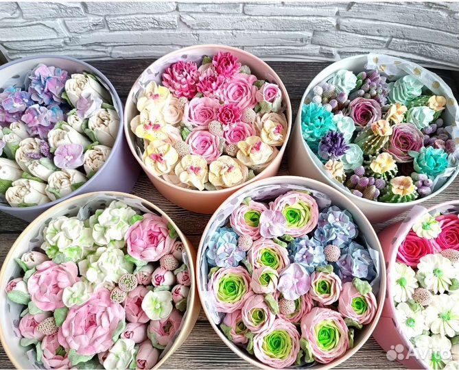 Зефирный букет, зефир, букет из зефира