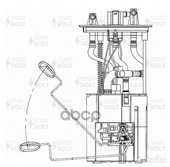 Модуль топливного насоса для а/м Hyundai Santa