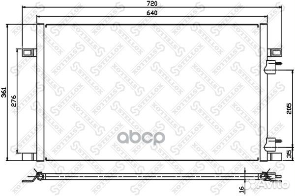 Радиаторы кондиционераstellox 1045065SX Stellox